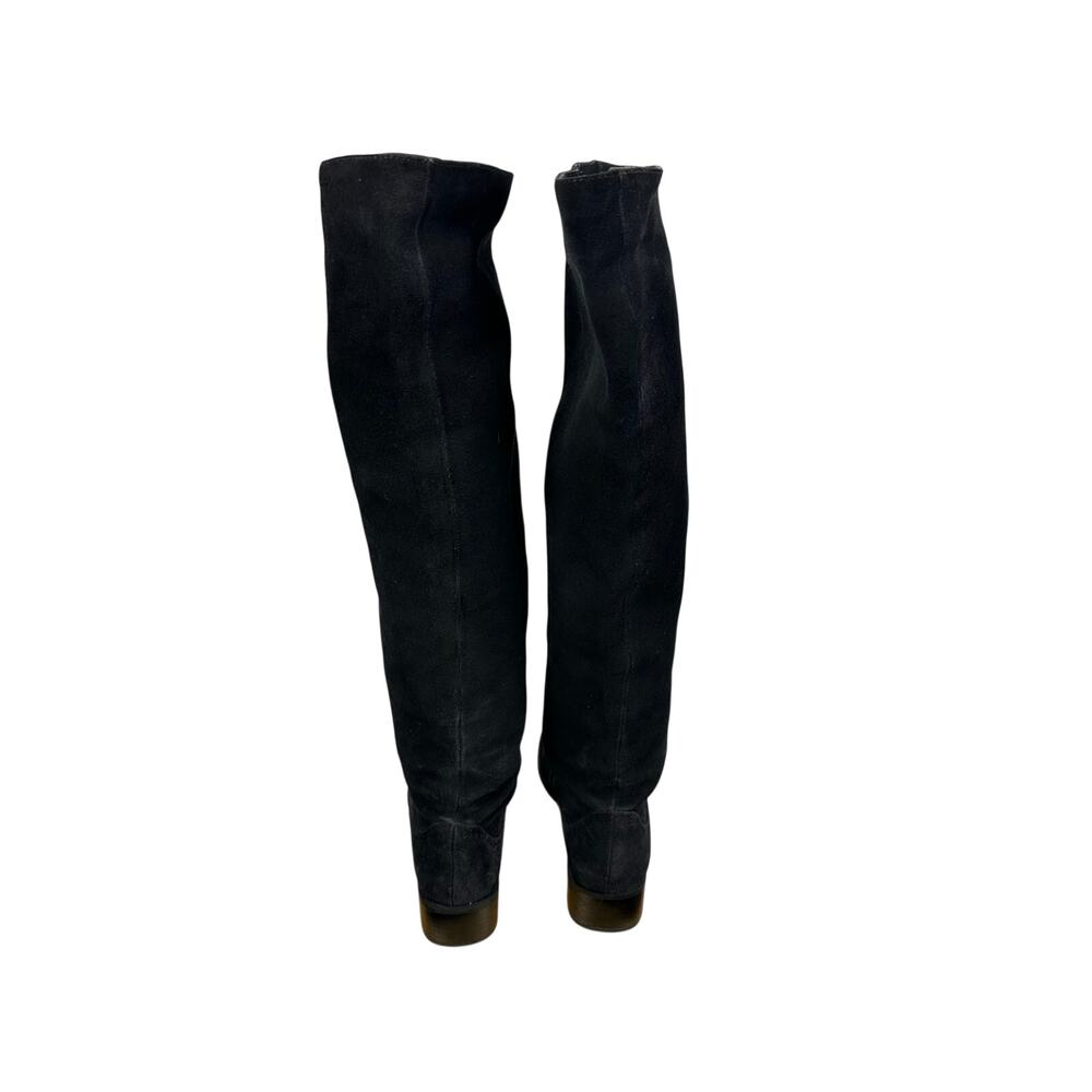 Born Crown W22480 Black Suede Knee High Boots Comfort Support 7.5 38.5 - Picture 10 of 10
